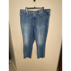 Universal Thread Womens High Rise Straight Leg Jeans 18/34R Medium Wash Casual